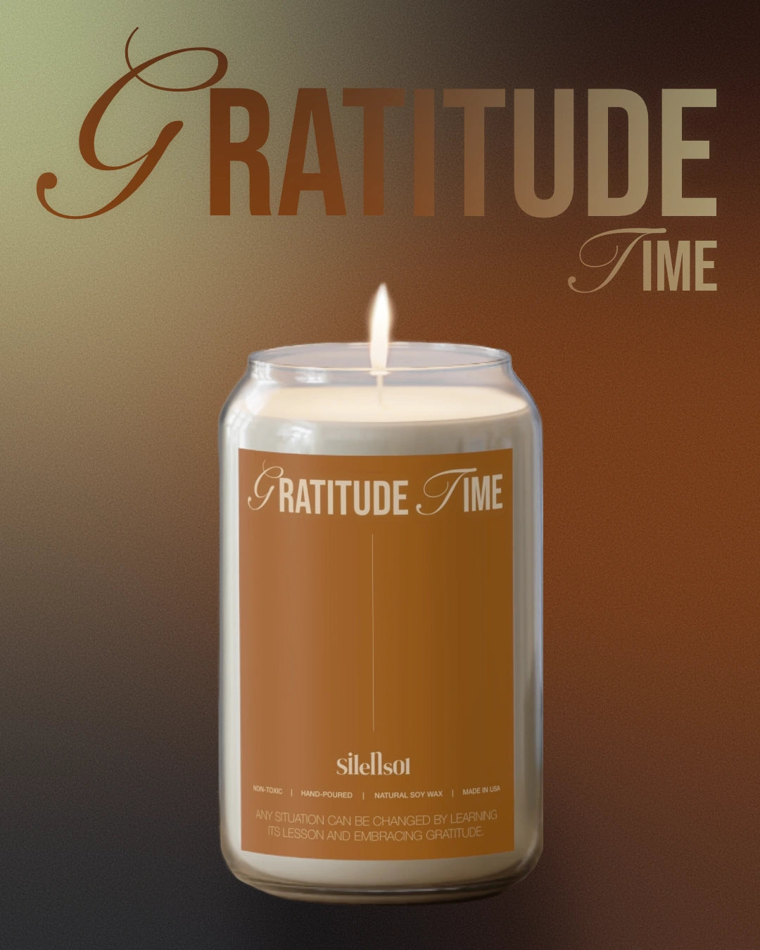 Gratitude Time Candle