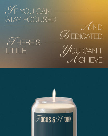 Focus & Work Candle